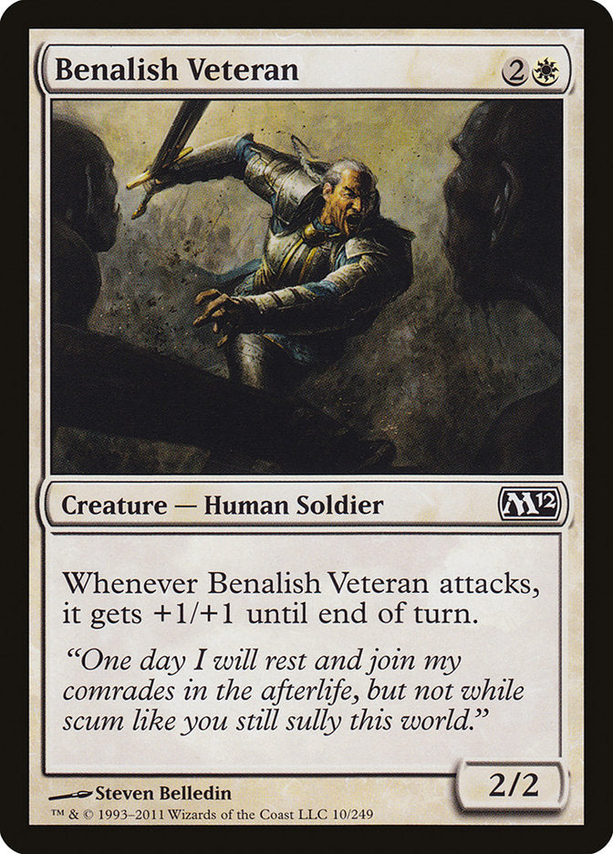 Benalish Veteran [Magic 2012] | A1Comics