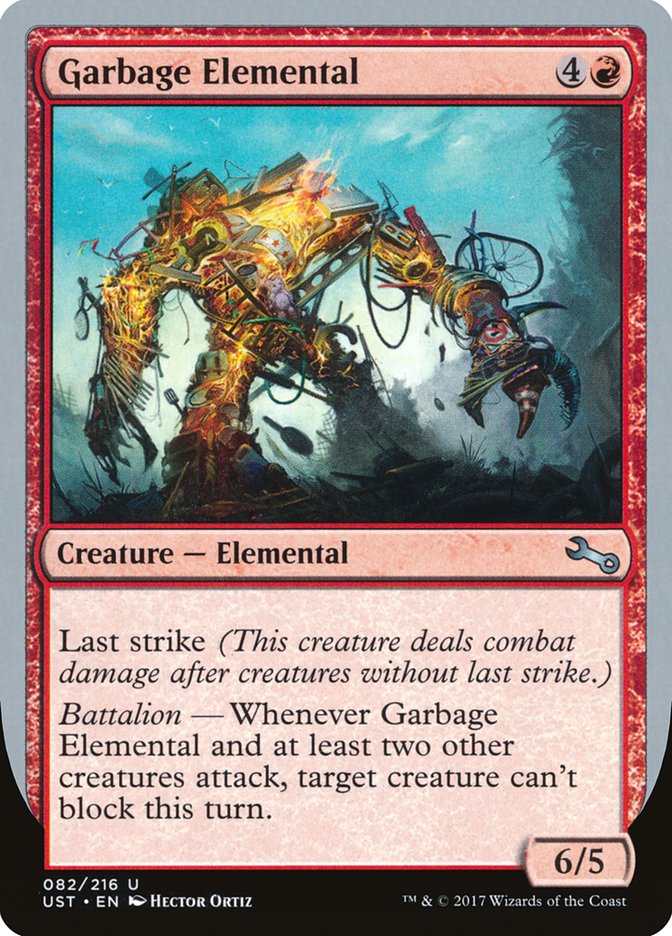 Garbage Elemental (6/5 Creature) [Unstable] | A1Comics