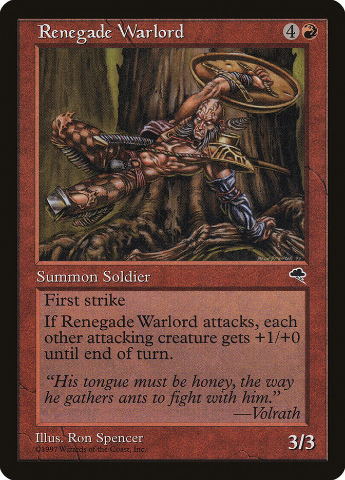 Renegade Warlord [Tempest] | A1Comics