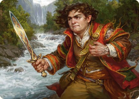 Frodo Baggins Art Card (16/81) [The Lord of the Rings: Tales of Middle-earth Art Series] | A1Comics