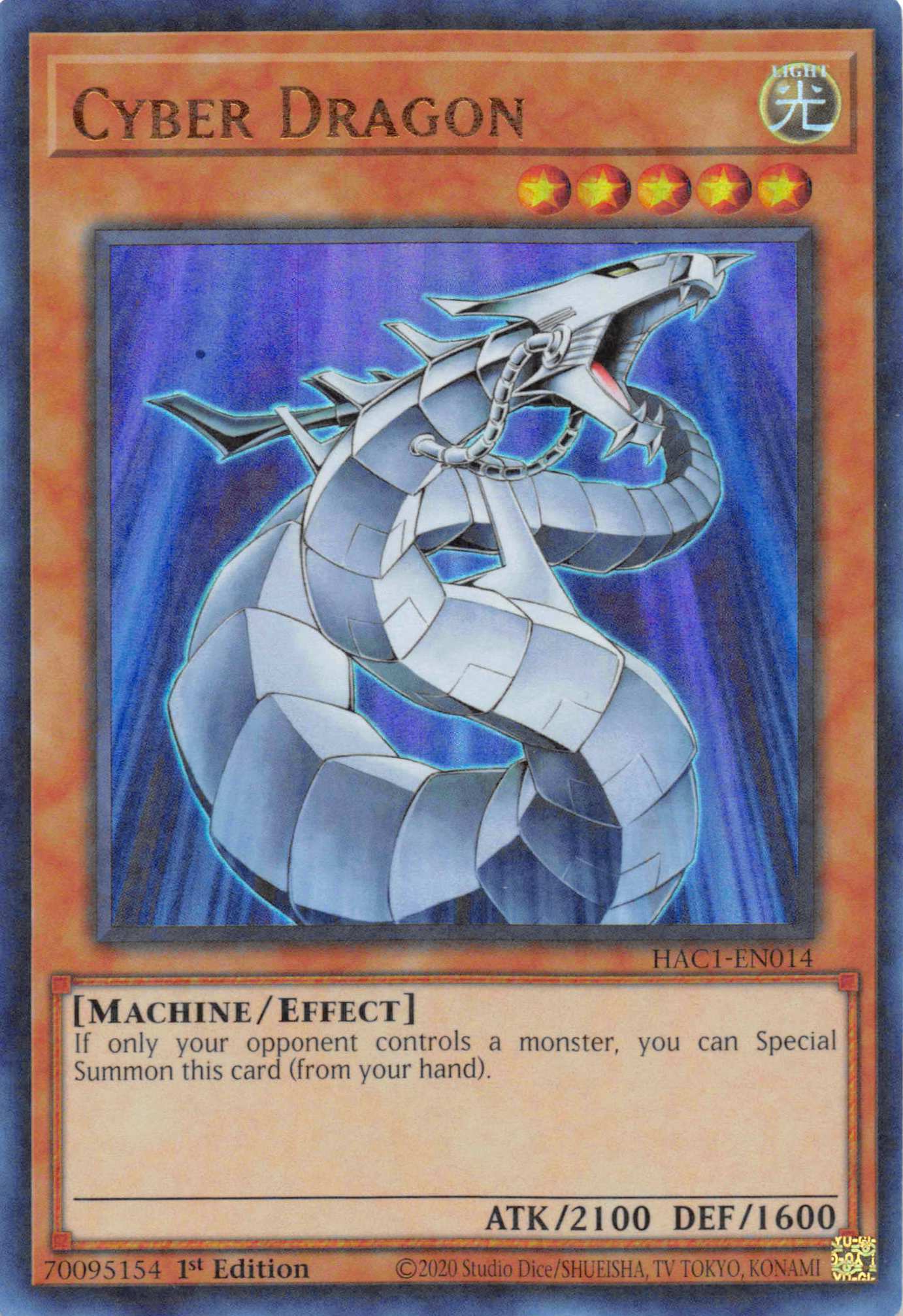 Cyber Dragon (Duel Terminal) [HAC1-EN014] Parallel Rare | A1Comics