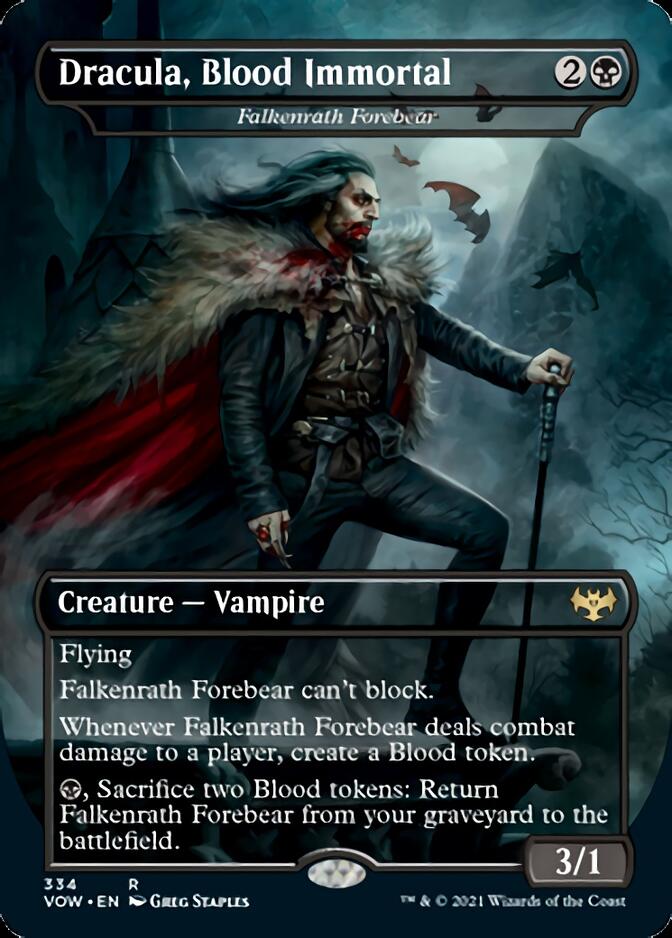 Falkenrath Forebear - Dracula, Blood Immortal [Innistrad: Crimson Vow] | A1Comics