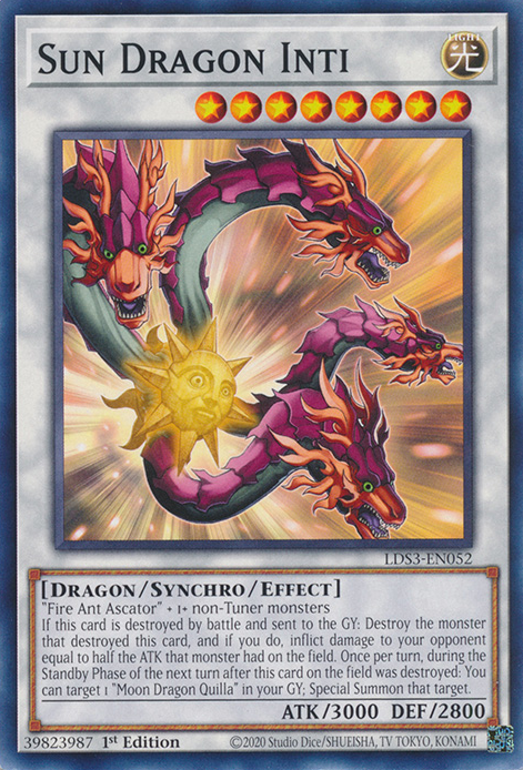 Sun Dragon Inti [LDS3-EN052] Common | A1Comics