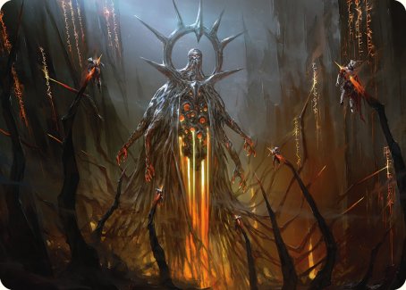 Solphim, Mayhem Dominus Art Card [Phyrexia: All Will Be One Art Series] | A1Comics