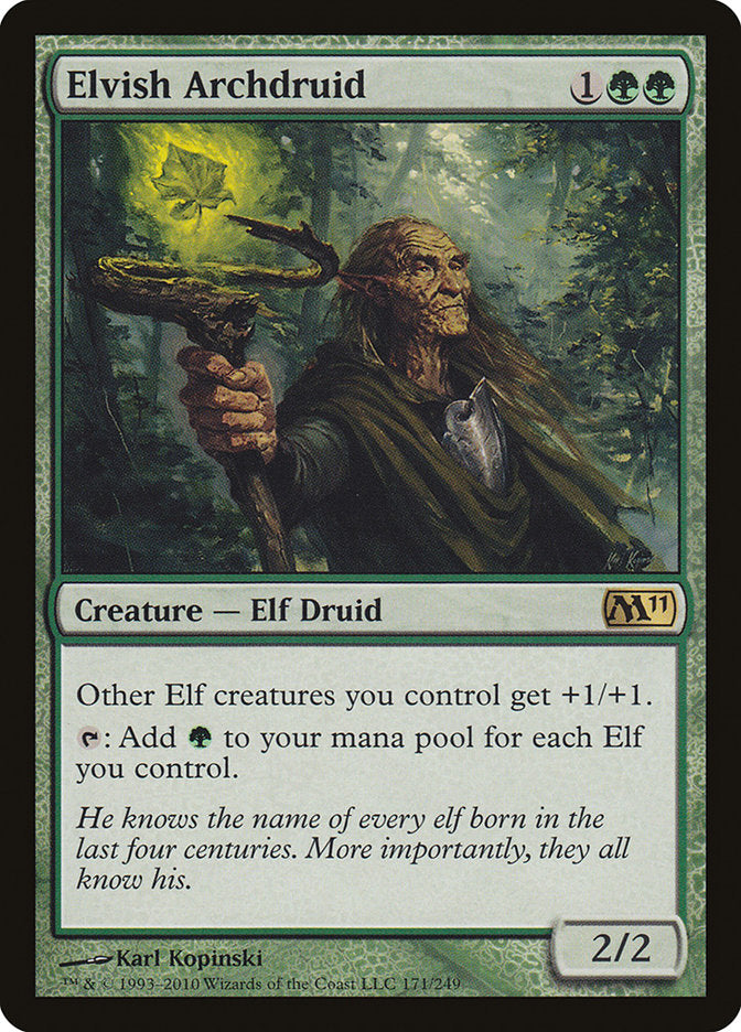 Elvish Archdruid [Magic 2011] | A1Comics