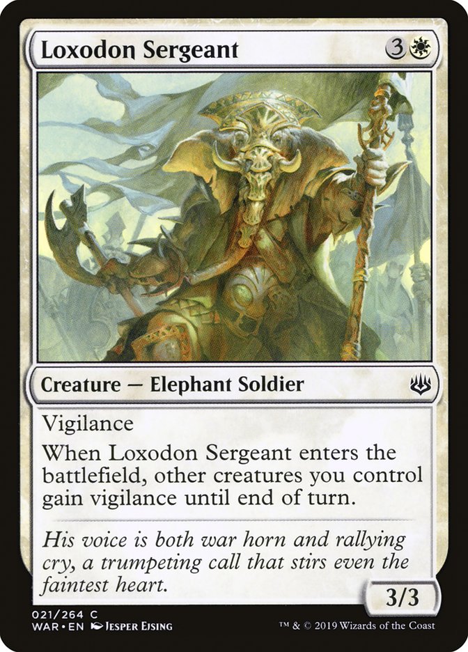 Loxodon Sergeant [War of the Spark] | A1Comics