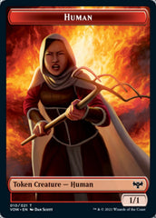 Insect // Human (010) Double-Sided Token [Innistrad: Crimson Vow Tokens] | A1Comics