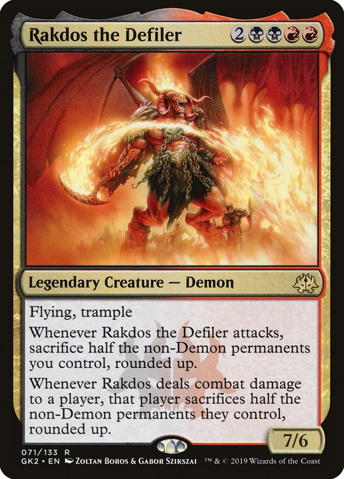 Rakdos the Defiler [Ravnica Allegiance Guild Kit] | A1Comics