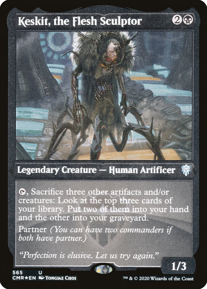 Keskit, the Flesh Sculptor (Etched) [Commander Legends] | A1Comics