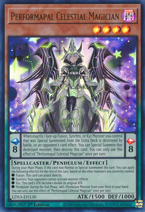 Performapal Celestial Magician [LDS3-EN130] Ultra Rare | A1Comics