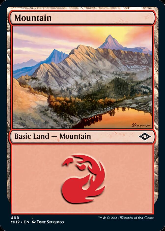 Mountain (488) (Foil Etched) [Modern Horizons 2] | A1Comics