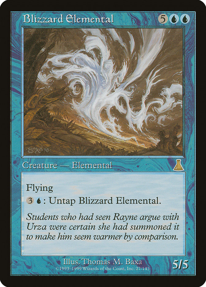 Blizzard Elemental [Urza's Destiny] | A1Comics