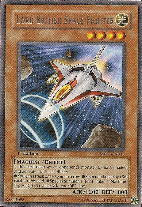 Lord British Space Fighter [SOVR-EN035] Rare | A1Comics