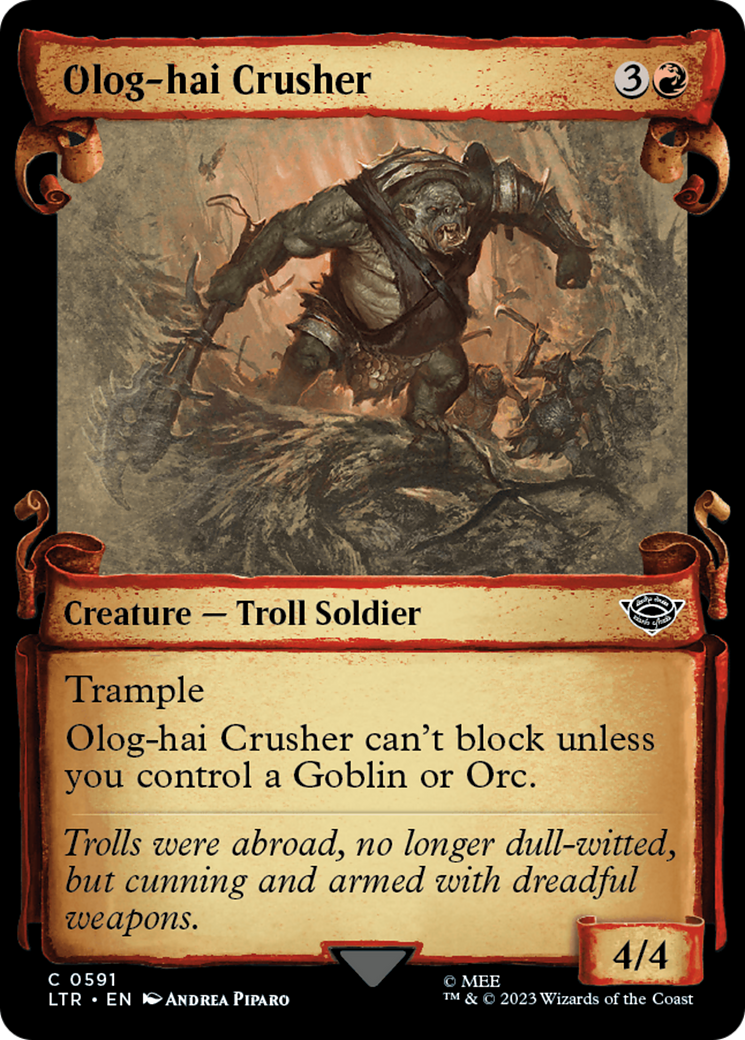 Olog-Hai Crusher [The Lord of the Rings: Tales of Middle-Earth Showcase Scrolls] | A1Comics