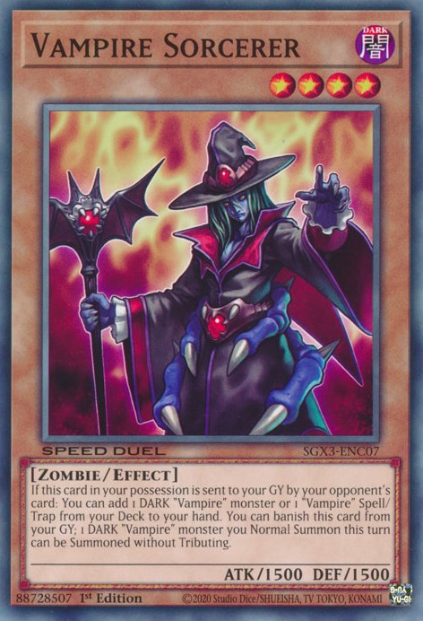 Vampire Sorcerer [SGX3-ENC07] Common | A1Comics