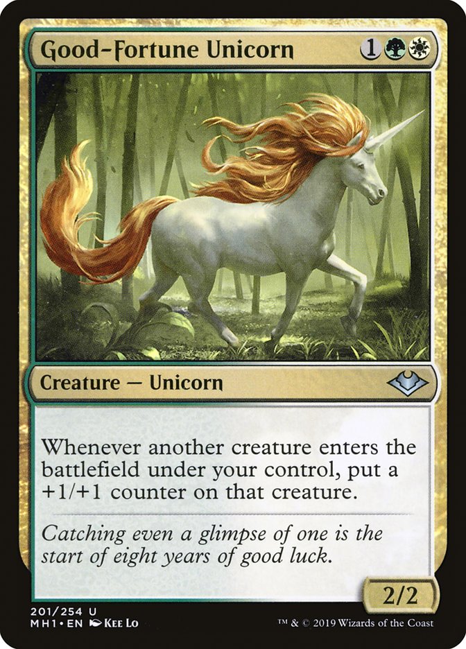 Good-Fortune Unicorn [Modern Horizons] | A1Comics