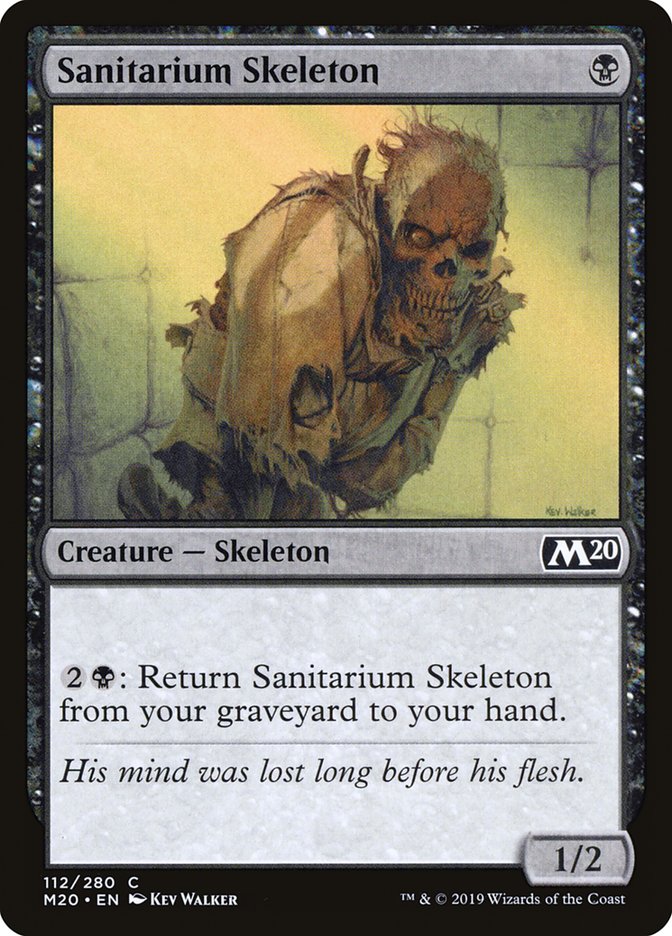 Sanitarium Skeleton [Core Set 2020] | A1Comics