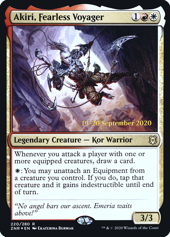 Akiri, Fearless Voyager [Zendikar Rising Prerelease Promos] | A1Comics