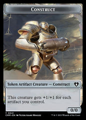 Spirit (0039) // Construct (0041) Double-Sided Token [Commander Masters Tokens] | A1Comics