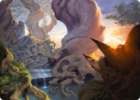 Yavimaya, Cradle of Growth Art Card [Modern Horizons 2 Art Series] | A1Comics