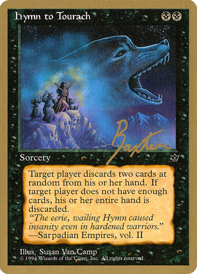 Hymn to Tourach (Wolf) (George Baxter) [Pro Tour Collector Set] | A1Comics