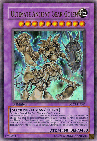 Ultimate Ancient Gear Golem [LODT-EN043] Ultra Rare | A1Comics