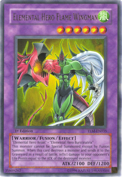 Elemental Hero Flame Wingman [TLM-EN035] Ultra Rare | A1Comics