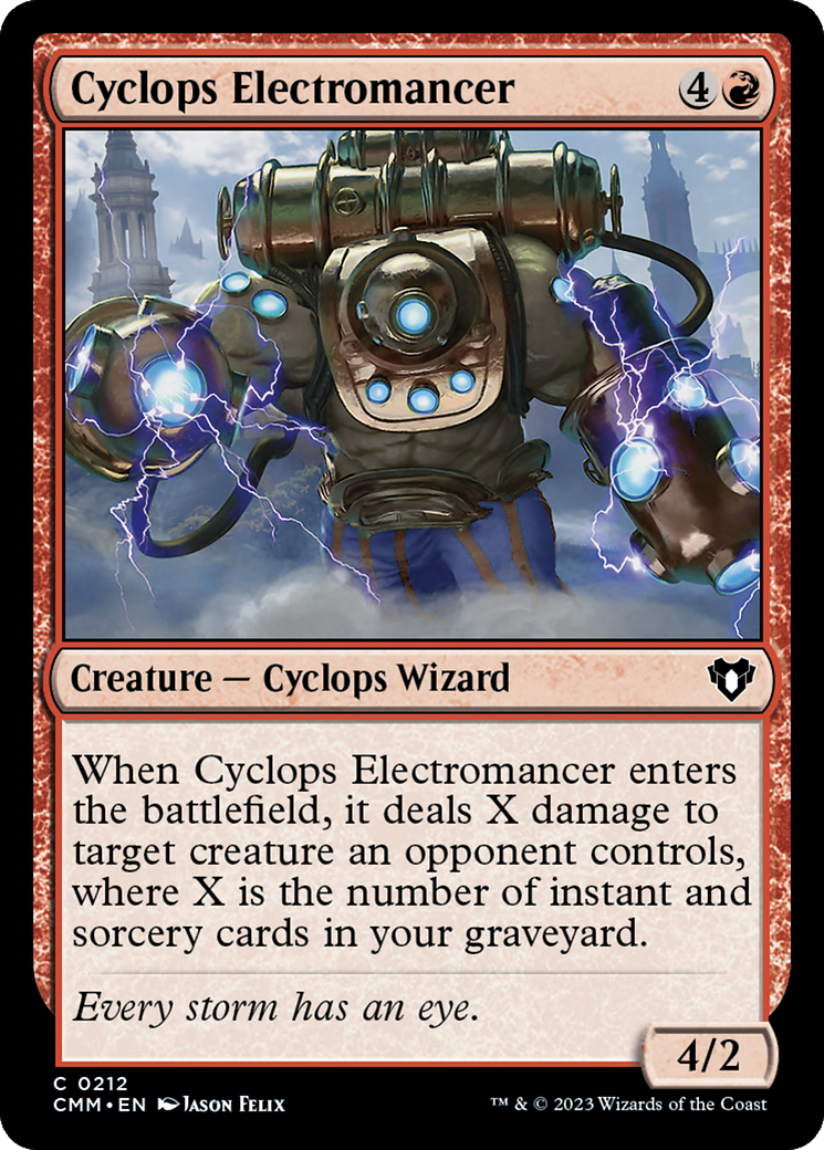 Cyclops Electromancer [Commander Masters] | A1Comics