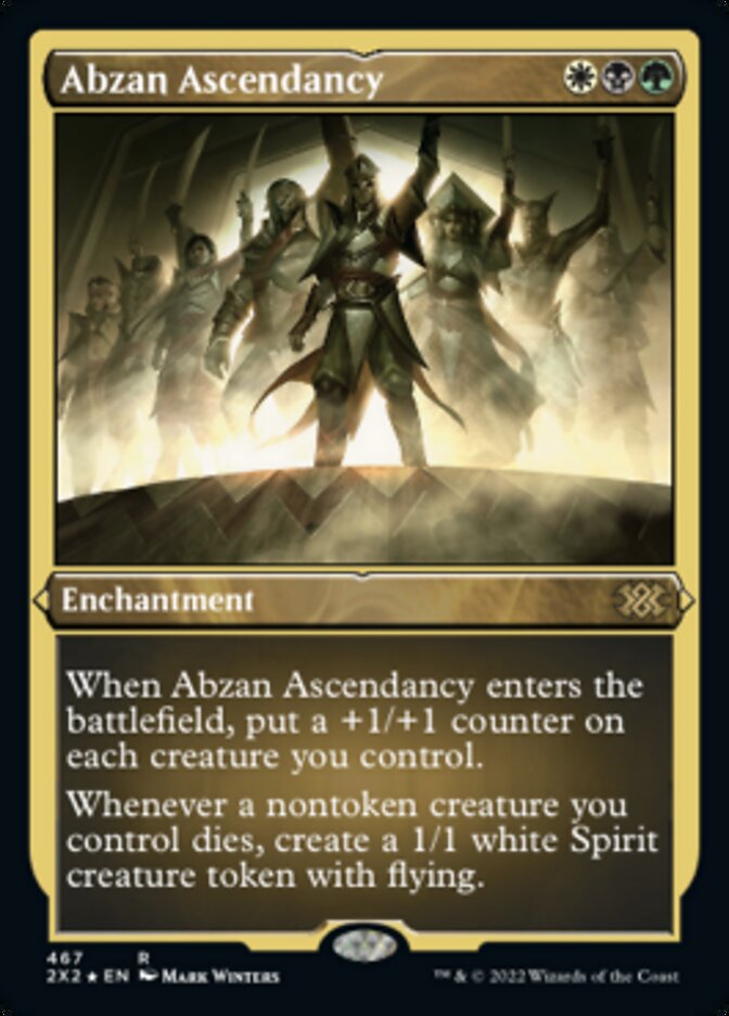 Abzan Ascendancy (Foil Etched) [Double Masters 2022] | A1Comics