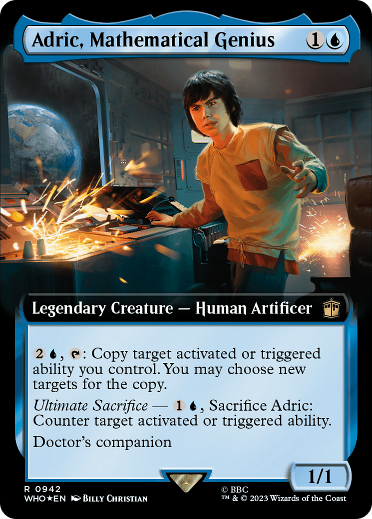 Adric, Mathematical Genius (Extended Art) (Surge Foil) [Doctor Who] | A1Comics