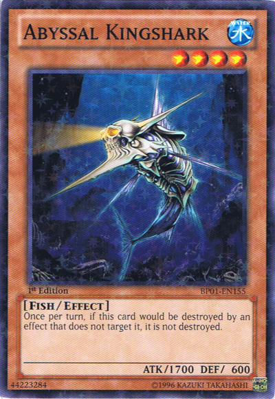 Abyssal Kingshark [BP01-EN155] Starfoil Rare | A1Comics