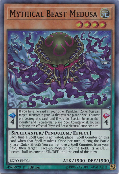 Mythical Beast Medusa [EXFO-EN024] Super Rare | A1Comics