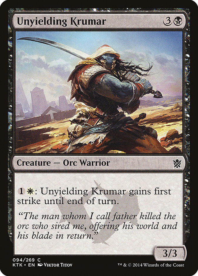 Unyielding Krumar [Khans of Tarkir] | A1Comics