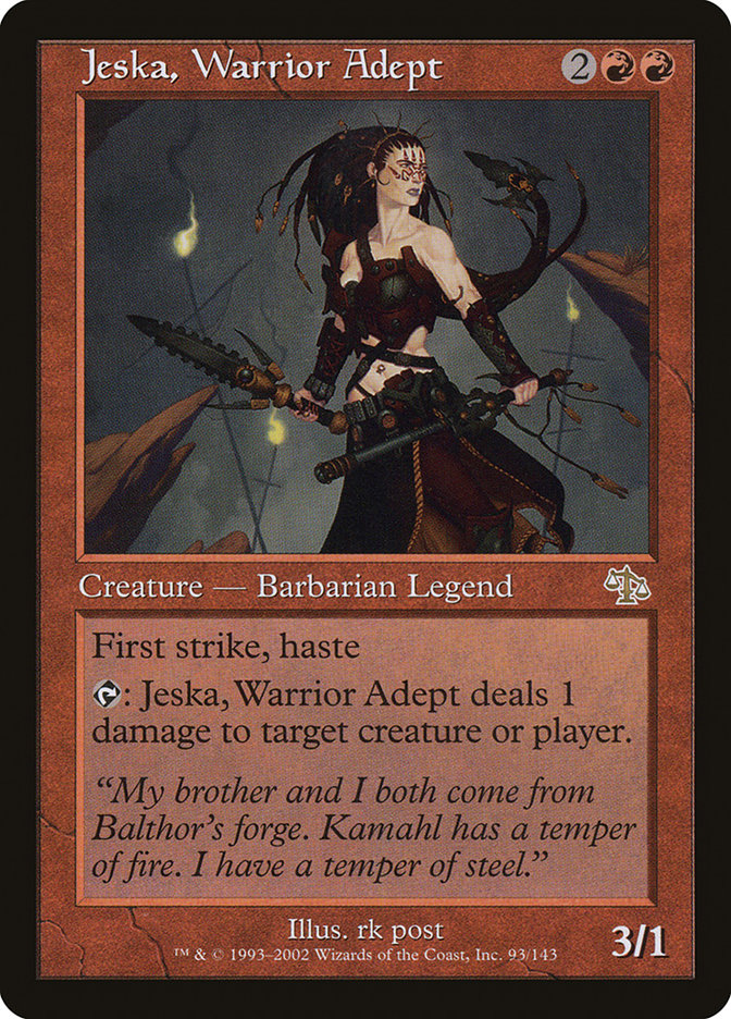 Jeska, Warrior Adept [Judgment] | A1Comics