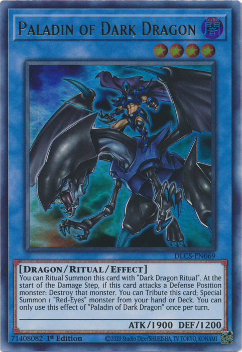 Paladin of Dark Dragon [DLCS-EN069] Ultra Rare | A1Comics