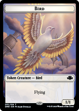 Zombie // Bird Double-Sided Token [Dominaria Remastered Tokens] | A1Comics