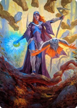 Kasmina, Enigma Sage Art Card [Strixhaven: School of Mages Art Series] | A1Comics