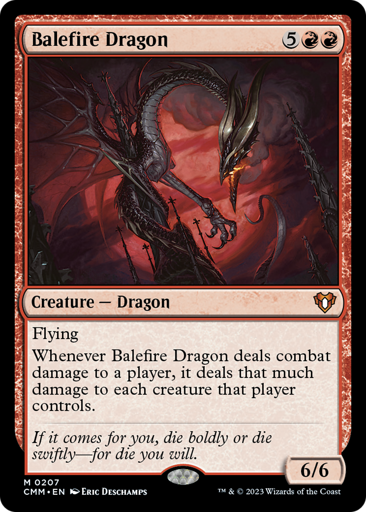 Balefire Dragon [Commander Masters] | A1Comics