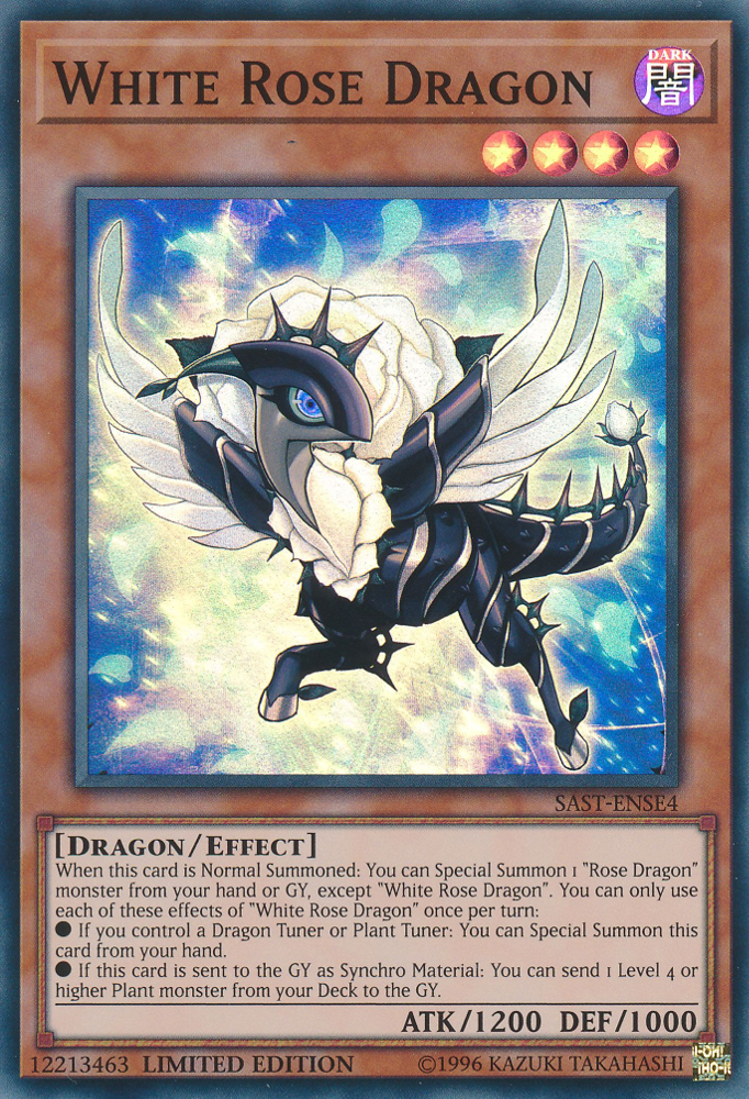 White Rose Dragon [SAST-ENSE4] Super Rare | A1Comics