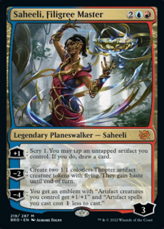 Saheeli, Filigree Master [The Brothers' War] | A1Comics