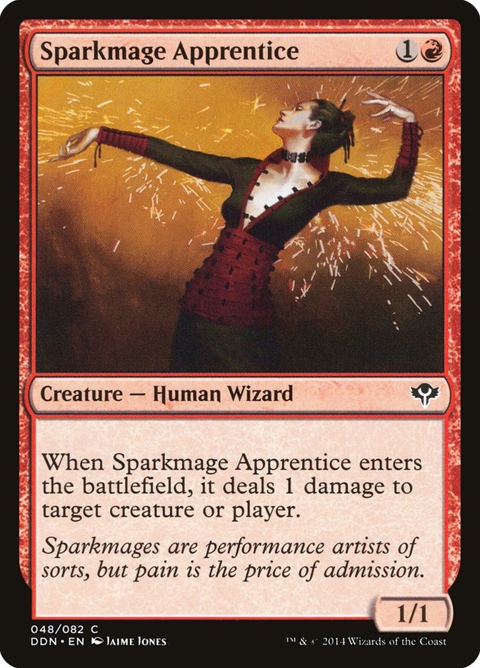 Sparkmage Apprentice [Duel Decks: Speed vs. Cunning] | A1Comics