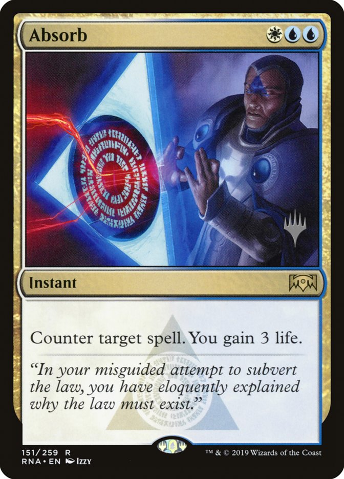 Absorb (Promo Pack) [Ravnica Allegiance Promos] | A1Comics