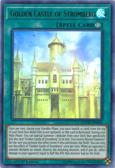 Golden Castle of Stromberg [DUOV-EN094] Ultra Rare | A1Comics