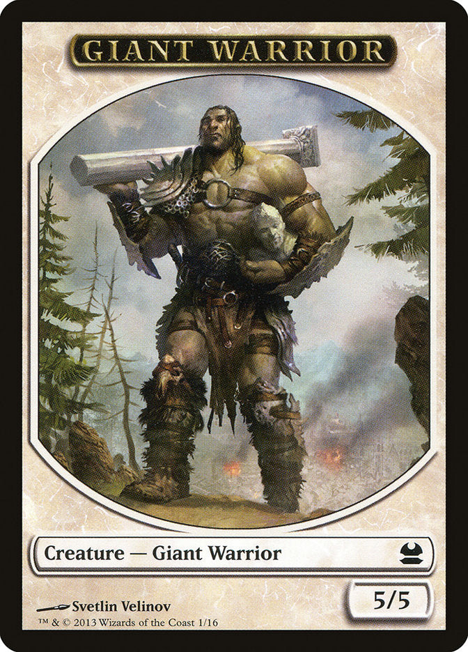 Giant Warrior Token [Modern Masters Tokens] | A1Comics