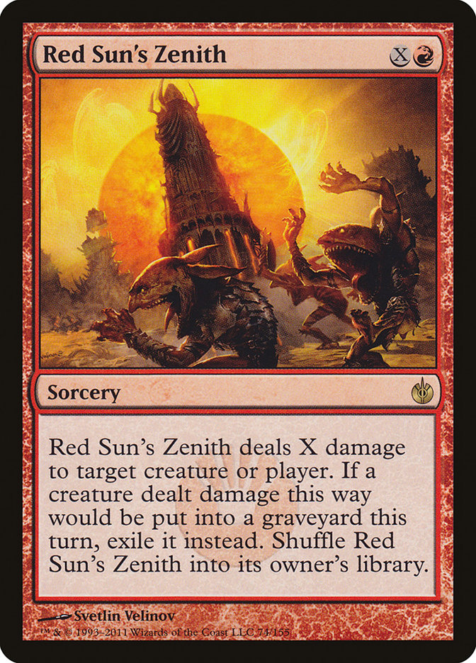 Red Sun's Zenith [Mirrodin Besieged] | A1Comics