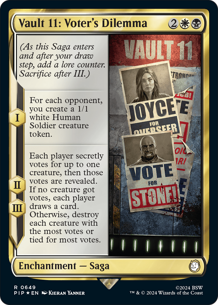 Vault 11: Voter's Dilemna (Surge Foil) [Fallout] | A1Comics