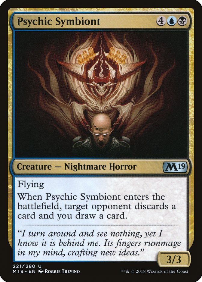 Psychic Symbiont [Core Set 2019] | A1Comics