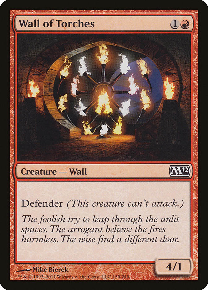 Wall of Torches [Magic 2012] | A1Comics