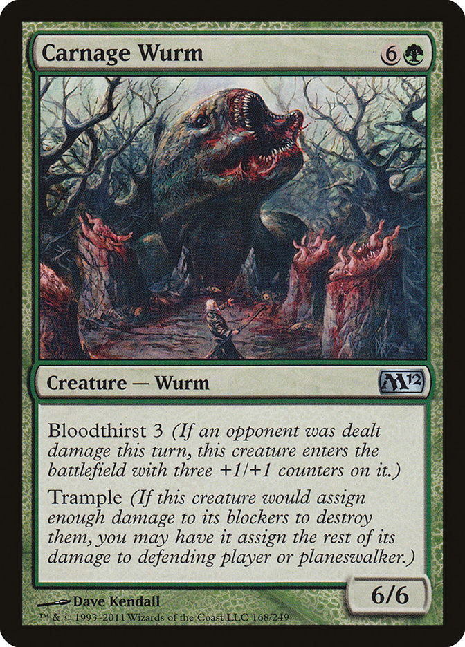 Carnage Wurm [Magic 2012] | A1Comics