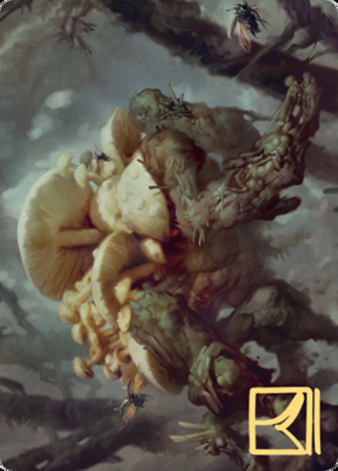 Swarm Shambler Art Card (Gold-Stamped Signature) [Zendikar Rising Art Series] | A1Comics